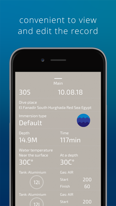 Diving logbook-Dive Number Screenshot