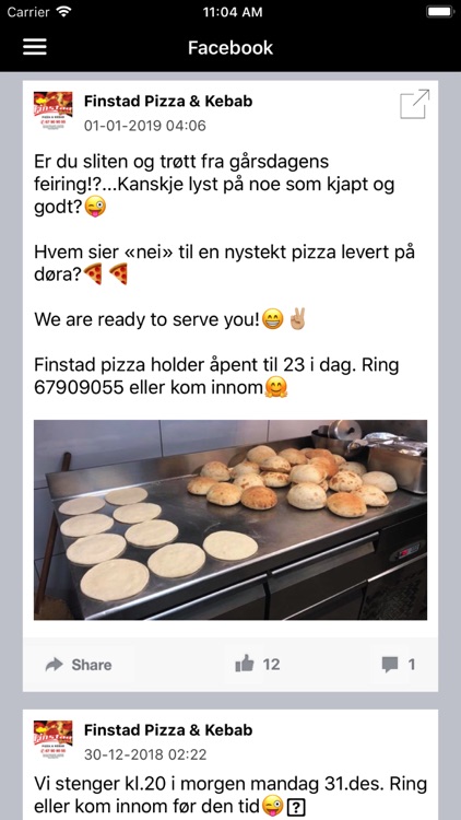 Finstad Pizza screenshot-4