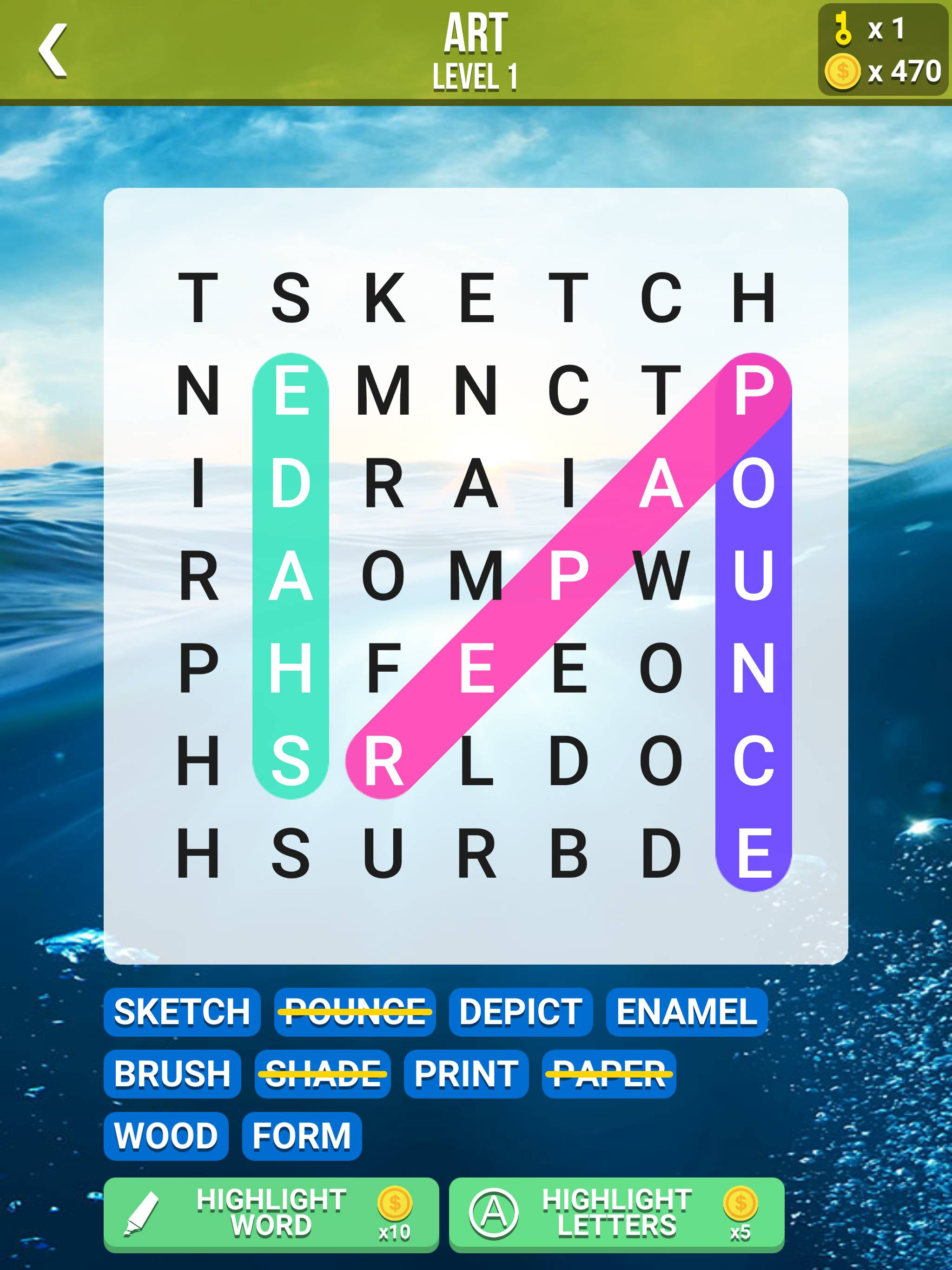 Game of Word - Word Search