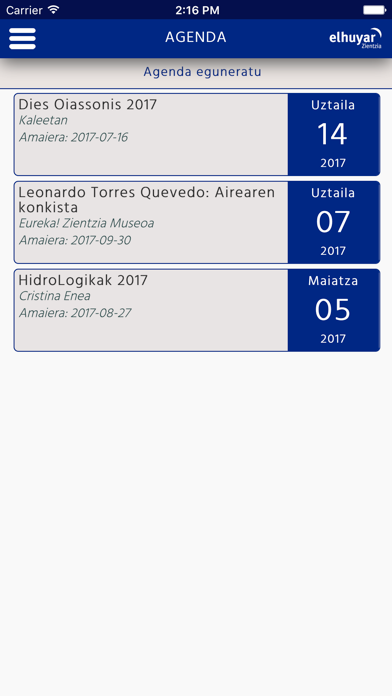 Screenshot #3 pour ZientziApp