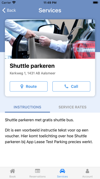 Park Connect App Screenshot