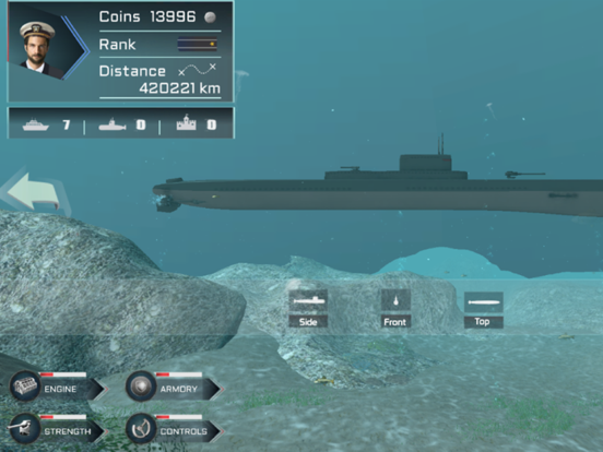 Screenshot #6 pour Submarine Simulator 3D