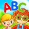 The new super kids game – throwing the ball with English alphabet learning