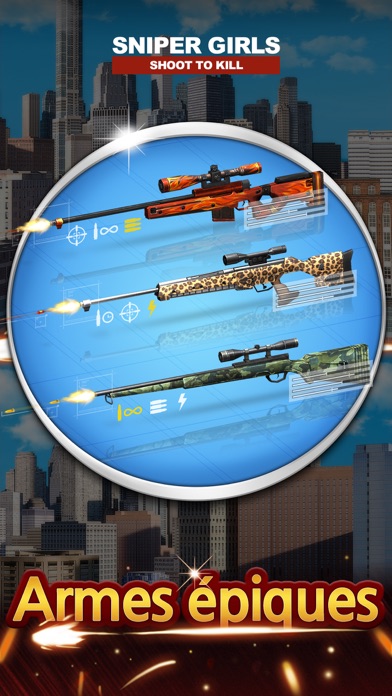 Screenshot #3 pour Sniper Girls : 3D Gun Shooting