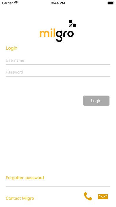 Milgro Order App Screenshot