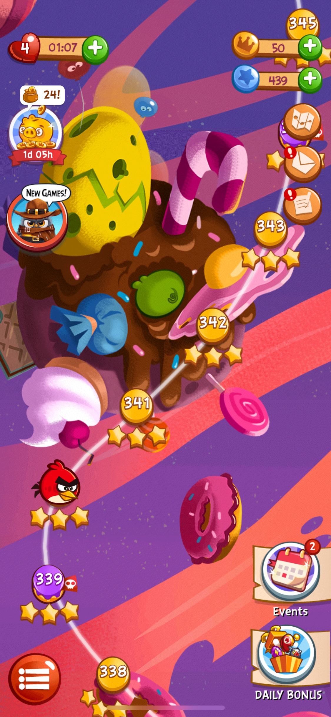 Screenshot do app Angry Birds Blast