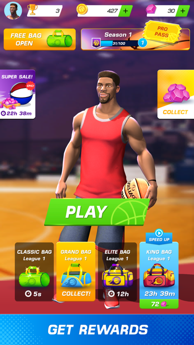 Basketball Clash: Slam Dunkのおすすめ画像1