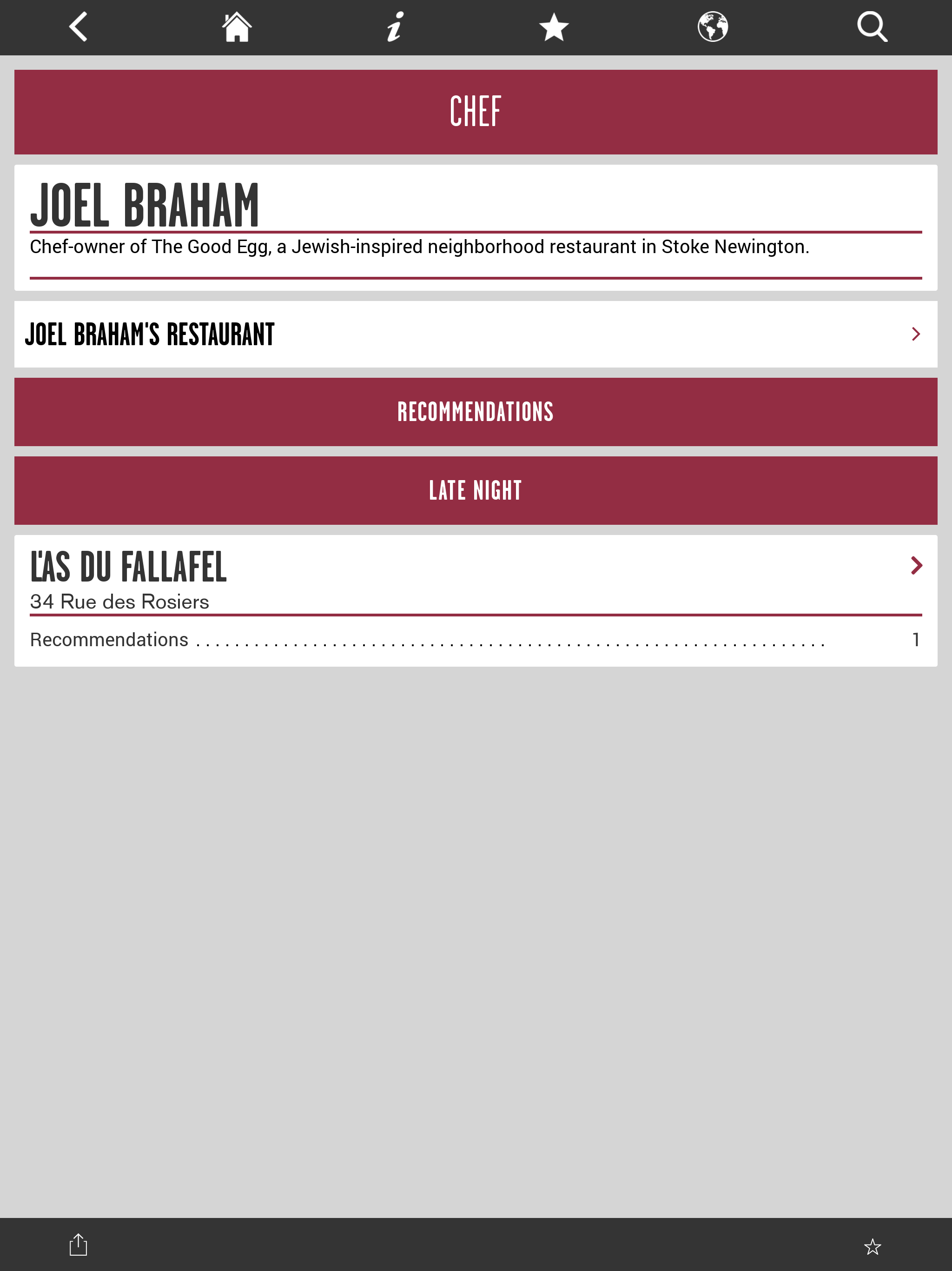 Where Chefs Eat screenshot 7