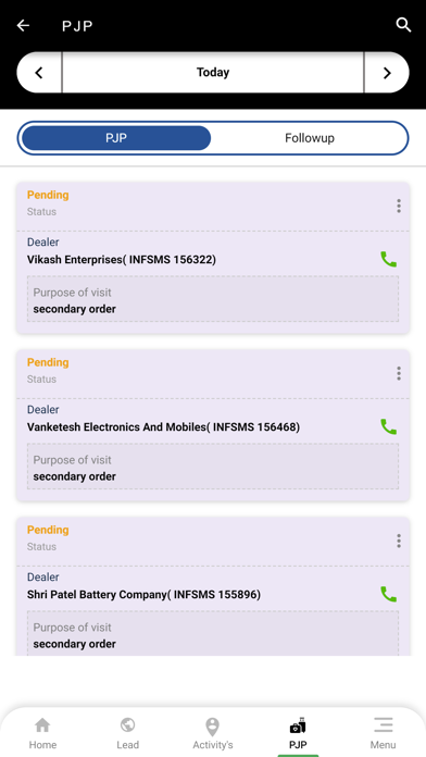 OKAYA SFA Screenshot