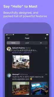 mast: for mastodon iphone screenshot 1