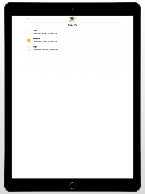 CUT FM 105.8 iPad screenshot