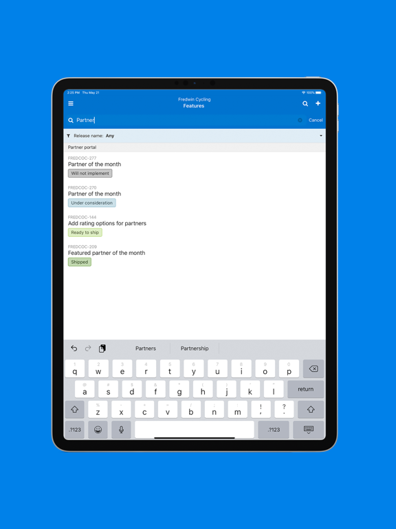 App screenshot