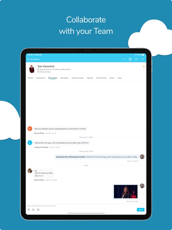 Breezy HR iPad screenshot 5 - Productivity app