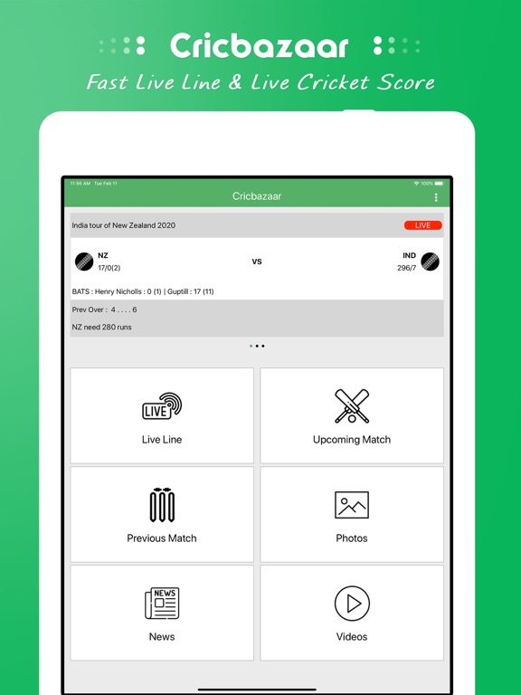 Screenshot #4 pour Cricbazaar -Cricket Live Score