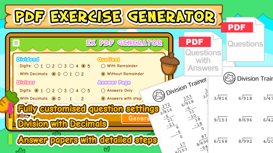 #5. HF Division Trainer (iOS) 由: Hamster Force Multimedia Ltd.