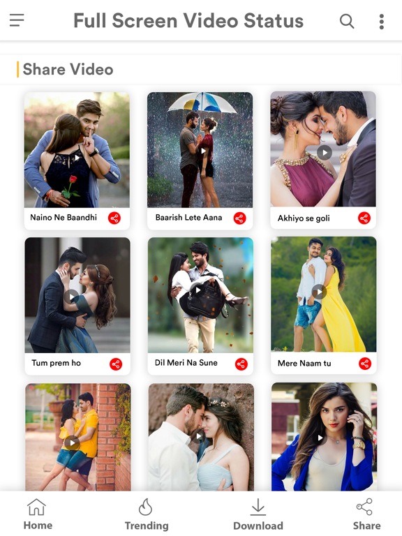 Screenshot #6 pour Full Screen Video Status HD