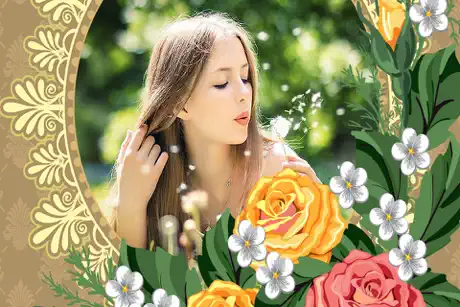 Flower Photo Frame & Editor