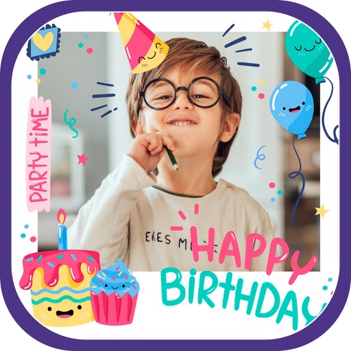 Birthday Cake Frames & Photo icon