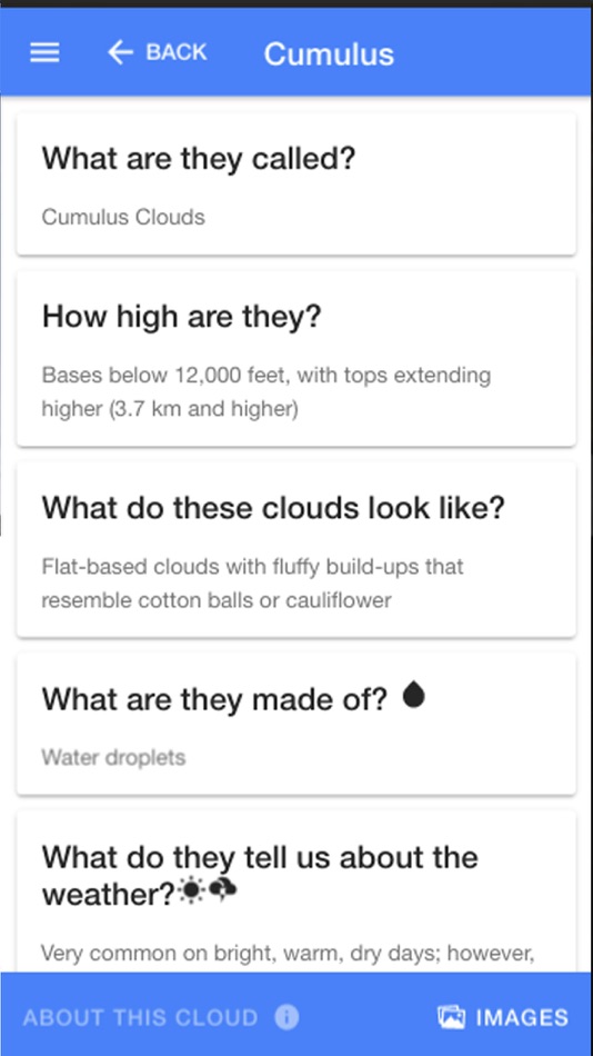 #2. Field Guide to Clouds (iOS) بواسطة: University Corporation for Atmospheric Research