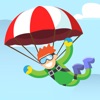 A parachute jump icon