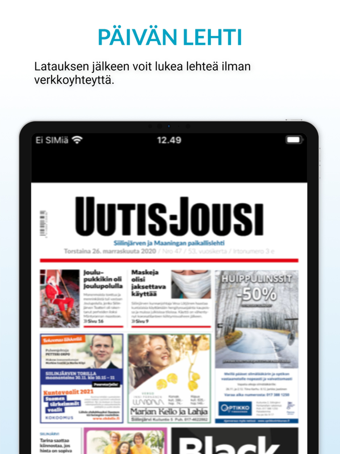 Uutis-Jousi päivän lehti