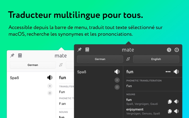 Screenshot #1 pour Traducteur par Mate
