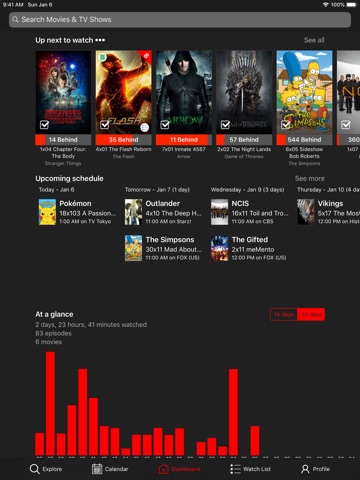 Watcht for Trakt iPad screenshot