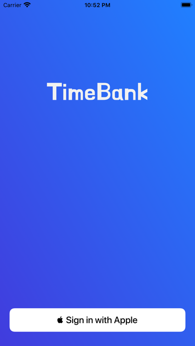 Screenshot #1 pour TimeBank