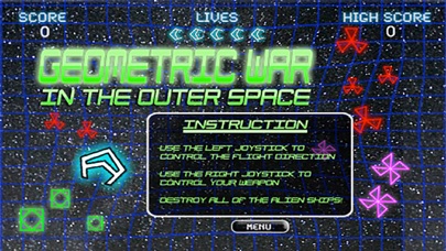 Screenshot #2 pour Geometric War In Outer Space