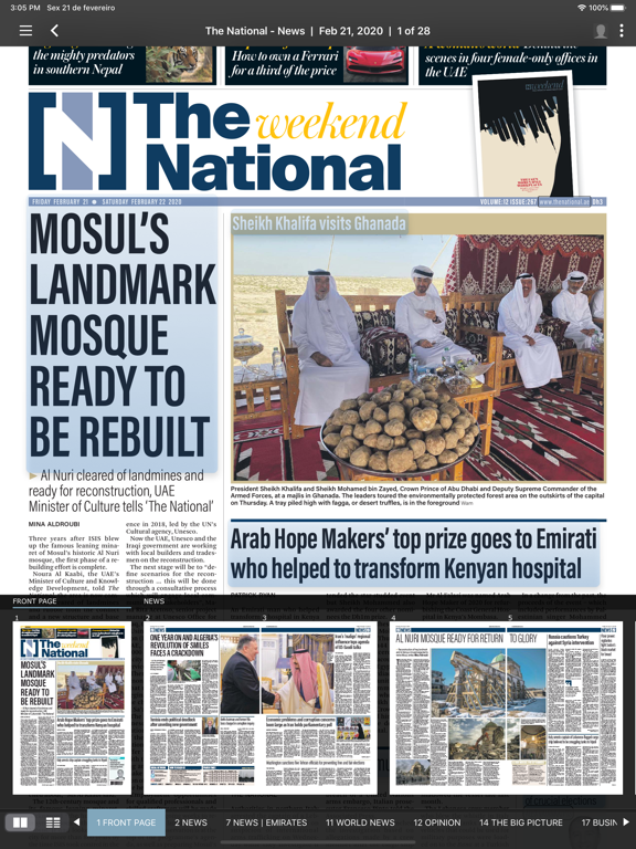 The National E-Reader iPad screenshot 5 - News app