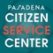 The Pasadena Citizen Service Center iPhone app is designed to provide residents, businesses, and visitors with access to Pasadena City Hall, 24-hours a day, 7 days a week