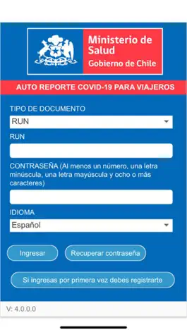 Game screenshot C19 Autoreporte - Chile mod apk