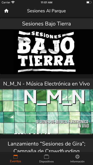 BuenPlan Organizador Screenshot