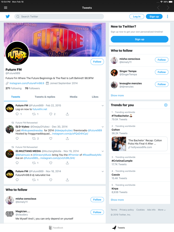 Future FM Radio iPad screenshot 5 - Entertainment app