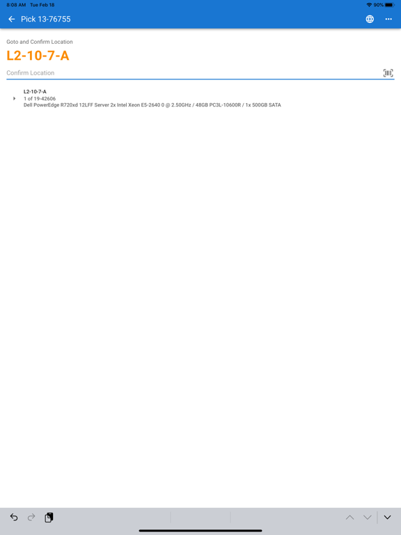 oms-rf iPad screenshot 4 - Business app