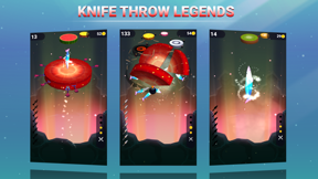 Knife Throw 3D Legend screenshot