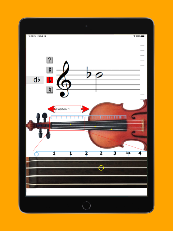 Violin Note Finder iPad screenshot 6 - Music app