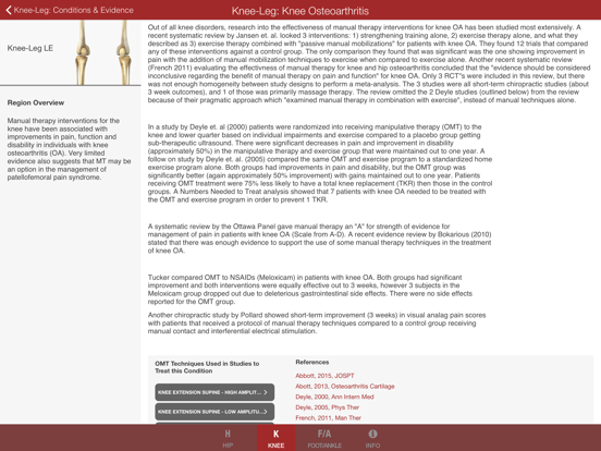 Screenshot #5 pour Mobile OMT Lower Extremity