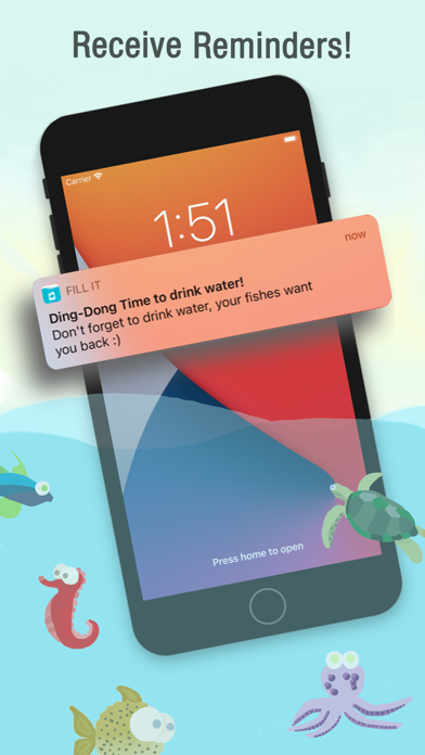 Fill It - Daily Water Reminder Screenshot