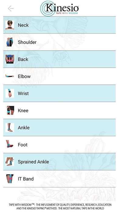 Screenshot #1 pour Kinesio Taping Official