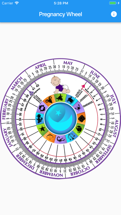 Pregnancy Wheel HD Screenshot