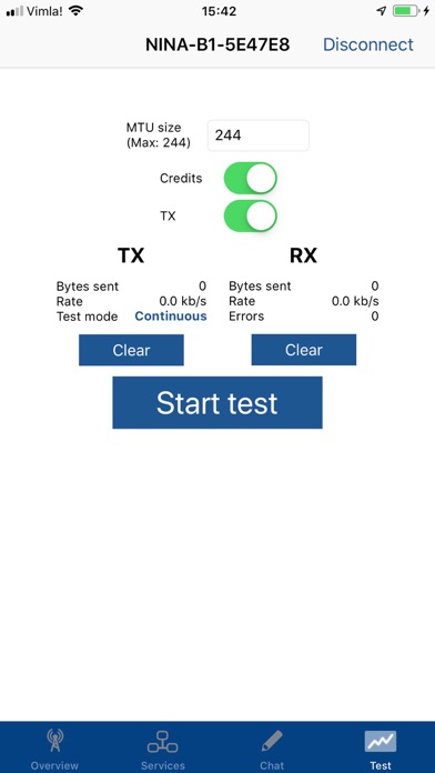 Screenshot #3 pour u-blox BLE