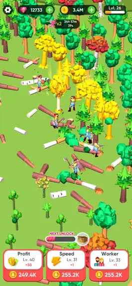 Game screenshot Idle Lumber Mill mod apk