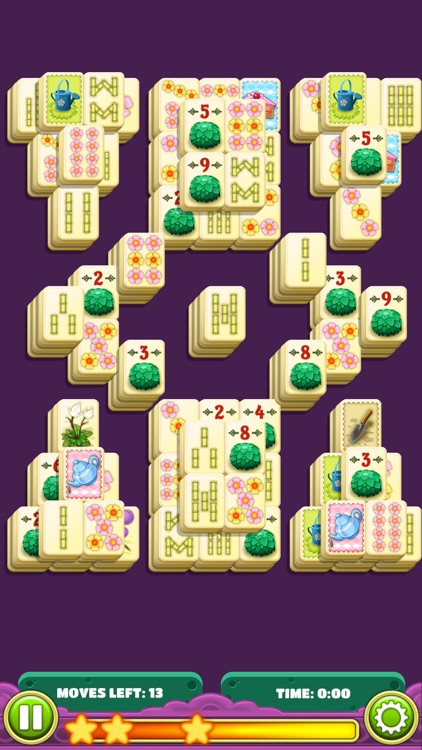 Mahjong Flower Garden Puzzle