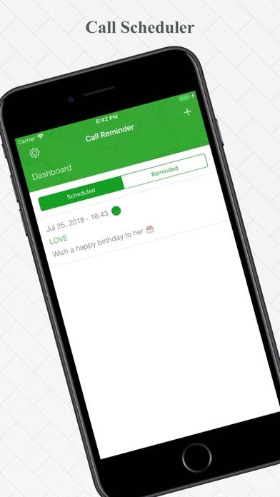 Screenshot #1 pour Call Reminder - Call Scheduler
