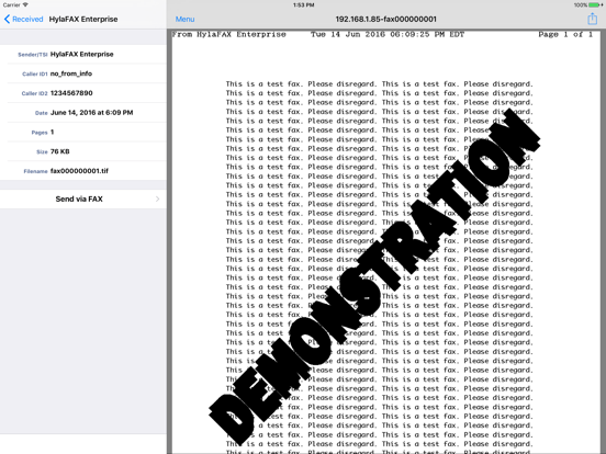 Screenshot #4 pour HylaFAX Lite