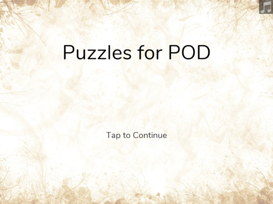 Puzzles for POD iPad screenshot