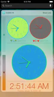 clock widget iphone screenshot 3
