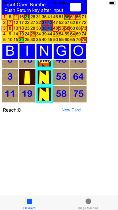 BingoCard Screenshot