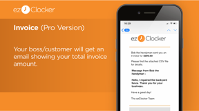 ezClocker Personal Timecard screenshot